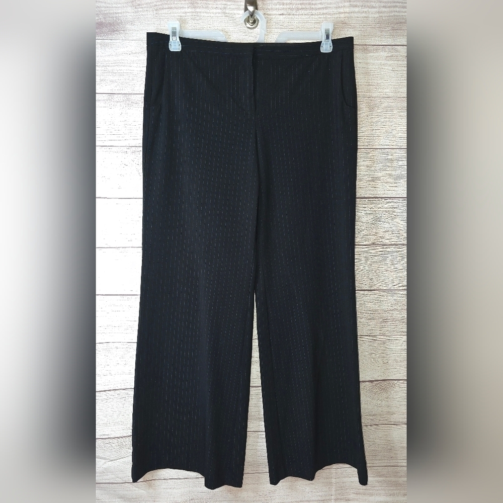 Express Pin Stripe Wide Leg Pants Size 13/14